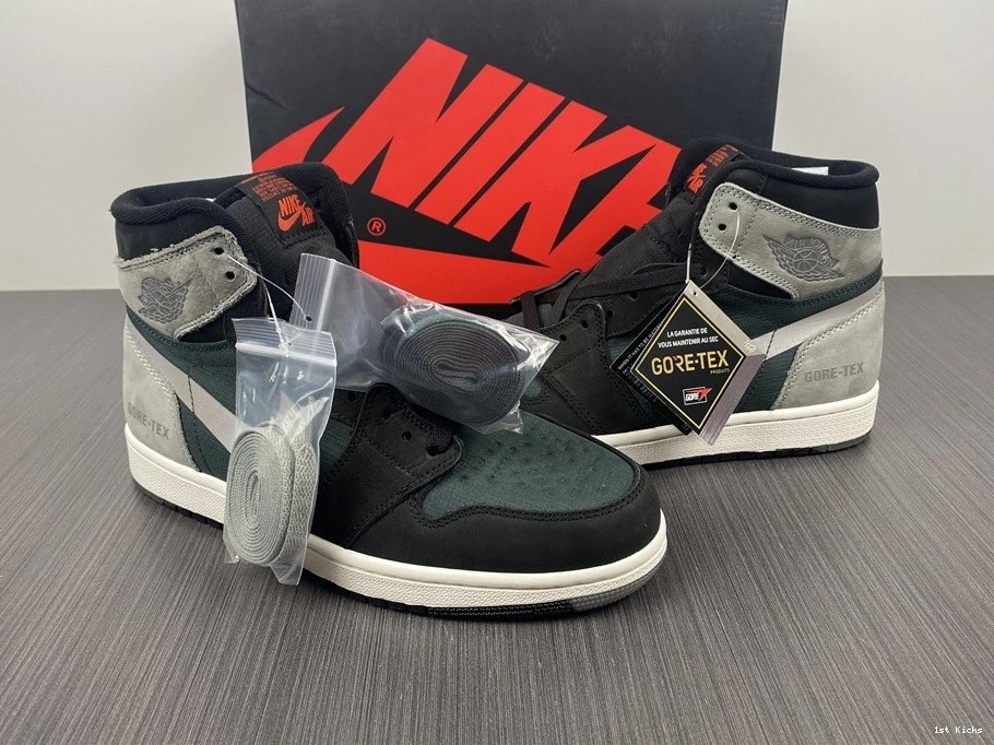 Jordan Air 1 Black Grey Gore-Tex Element DB2889-001 0417